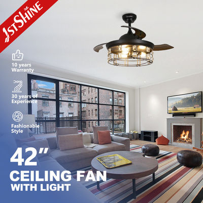 Materiale del corpo della lampada Metallo 1stshine LED Ventilatore di soffitto con Light Kit e telecomando