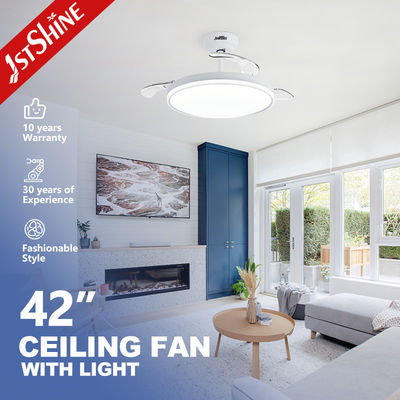 Luce astuta ritrattabile del ventilatore da soffitto del LED, luce calma del fan del motore di CC