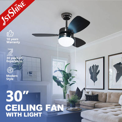 Supporto Dimmer ventilatore di soffitto da 30 pollici con 3 lame MDF e Pull Chain Light da 1stshine