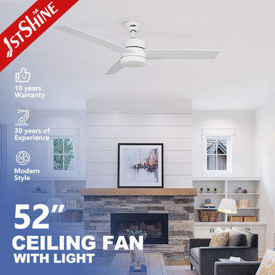 Materiale del corpo della lampada in metallo Ventilatori di soffitto con luce e telecomando 1stshine semplice