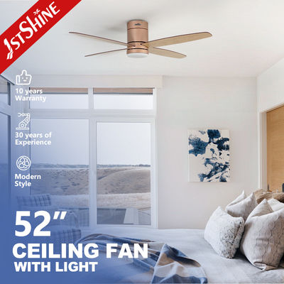 Ventilatore di soffitto a distanza con LED a basso profilo camera da letto Mdf Blade Quiet Dc Motor