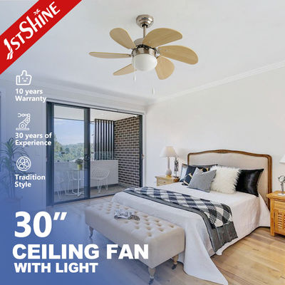 1stshine Ventilatore di soffitto a bassa tensione con velocità regolabile e catena di trazione
