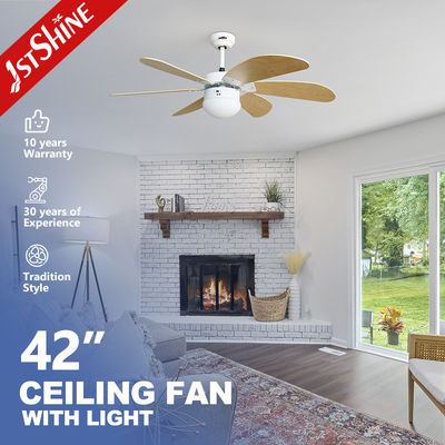 1stshine Decorative MDF blade Electric DC Motor Ceiling Fan con telecomando
