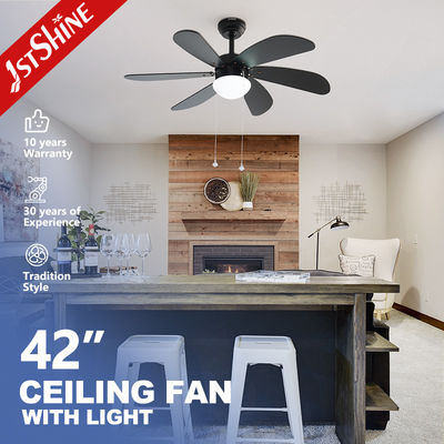 Ventilatore di soffitto a LED da 42 pollici con 6 lame di MDF
