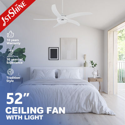 1stshine 52 Inch 5 MDF Blade Decorative Ceiling Fan con telecomando e luce