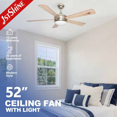 3 colori luce LED design moderno 5 lame MDF ventilatore rotante di soffitto di ventilazione grande