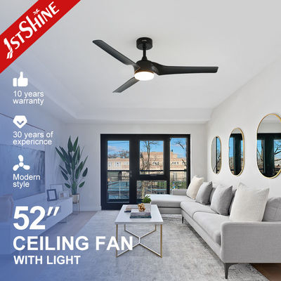 Ventilatore di soffitto a LED ad alto flusso d'aria 220V, progettazione semplice con telecomando e sorgente luminosa