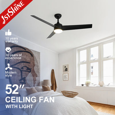 Risparmio energetico 1stshine ventilatore di soffitto a LED con lame ABS nere a distanza e leggere 6 velocità
