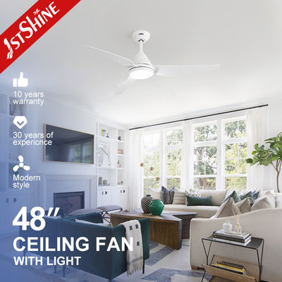 Ventilatore di soffitto a LED moderno da 48 pollici con controllo Smart App con luce per la vita intelligente
