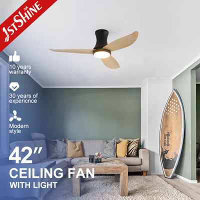 3 lame di plastica 6 velocità telecomando soffitto basso flush montaggio led soffitto ventilatore con luce