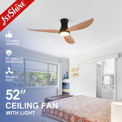 52 pollici di plastica Decorative 3 ABS Blade Flush Mount soffitto Ventilatore luce per soffitto basso