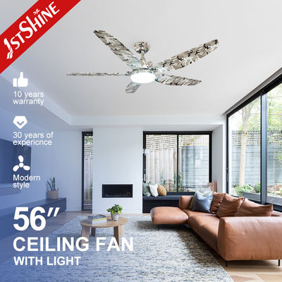 Alta velocità basso rumore Led Ventilatore di soffitto in plastica Dc Motor Camuffamento Colore