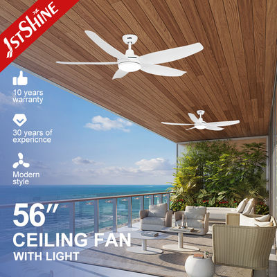 1/ 4 / 8 ore Timing Blade di plastica LED ventilatore di soffitto con controllo remoto Smart App