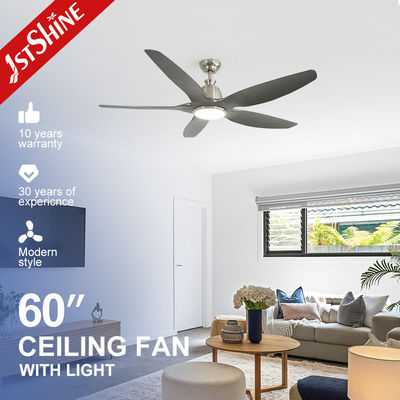 Risparmio energetico Ventilatore di soffitto a LED dimmabile Colori Mulit/OEM 10 per pale di plastica del motore 5