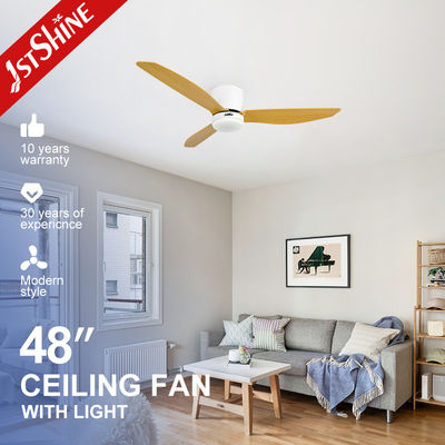 Ventilatore di soffitto silenzioso a motore a corrente continua con illuminazione a led decorativa