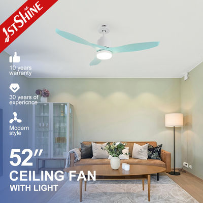 Ventilatore di soffitto per decorazioni di case agricole con illuminazione a LED a 3 colori 5 scelte di velocità CCT 3000-6000K