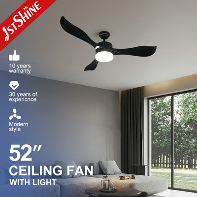 Risparmio energetico 1stshine Nero ABS lame Ventilatori di soffitto con luci LED e telecomando 2-