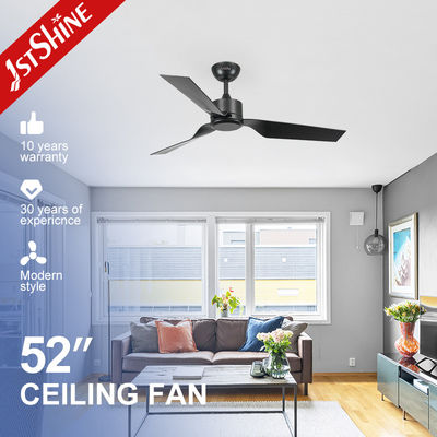 Home Black ABS Blades 5 velocità ventilatore di soffitto con controllo remoto