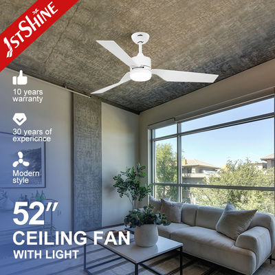 Ventilatore di soffitto a LED da 52 pollici di design moderno 1stshine con luce dimmabile e telecomando
