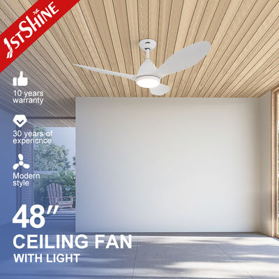 Fan di soffitto a LED con luce a LED a 3 colori e tre lame ABS
