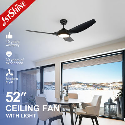 Buon prezzo Ventilatore da soffitto con motore DC a 6 velocità da 35w con telecomando, pale in ABS nere in linea