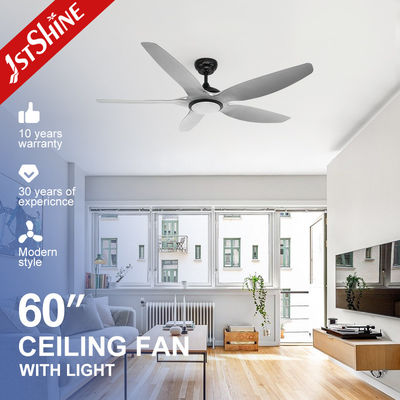 1stshine LED Ceiling Fan 6 Regolabile Velocità del Vento Supporto Dimmer Sì e 60