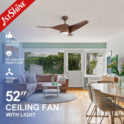 52 pollici di risparmio energetico a bassa potenza 6 velocità di scelta di controllo APP di plastica ventilatore di soffitto intelligente con luce