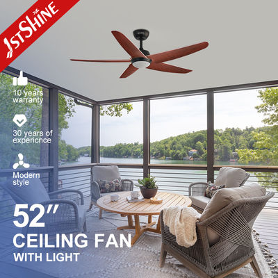 Ventilatore di soffitto a controllo remoto a basso rumore con luce LED / lame ABS dimmabile