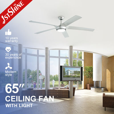 Controllo remoto LED ventilatore di soffitto alto flusso d'aria 5 lame 65 pollici 2- con luce e telecomando