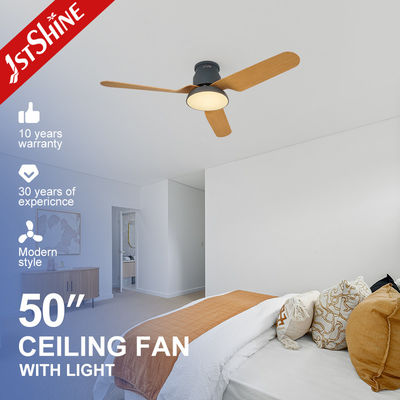 Ventilatore di soffitto a LED a 3 colori dimmabile con lame da 50 pollici e design di montaggio a scarico di risparmio energetico