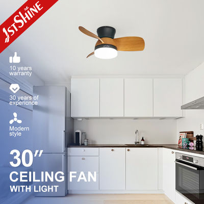 Buon prezzo Ventilatore da soffitto a LED con luce, motore DC silenzioso decorativo, a filo, di piccole dimensioni in linea
