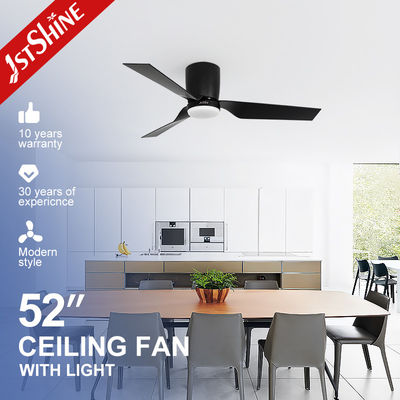 Ventilatore di soffitto a basso profilo con telecomando di sicurezza e luce LED a 3 colori da 1stshine