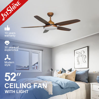 Motore in rame al 100% 52 pollici 1320 cm risparmio energetico 5 lame LED ventilatore di soffitto per sala