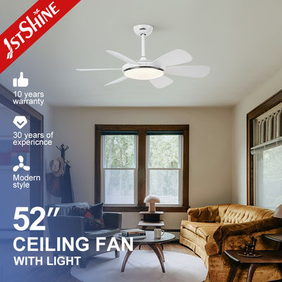 10- 1stshine Moderno DC Remote 6 lame LED Ventilatore di soffitto con luce e consumo