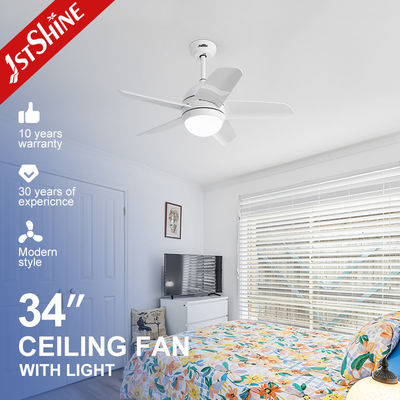 32 pollici di ventilatore da soffitto moderno, ventilatore da soffitto calmo bianco delle pale di plastica del motore a corrente alternata