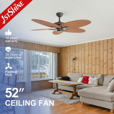Grande flusso d'aria basso rumore 5 lame LED ventilatore di soffitto a risparmio energetico con telecomando
