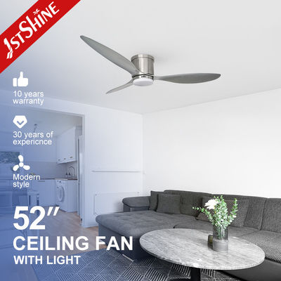 Ventilatore di soffitto a LED a controllo remoto per il design moderno degli uffici domestici e degli spazi a soffitto basso