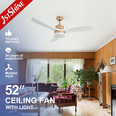 Supporto Dimmer ventilatore di soffitto a LED da 52 pollici con lame ABS e design di colore elegante