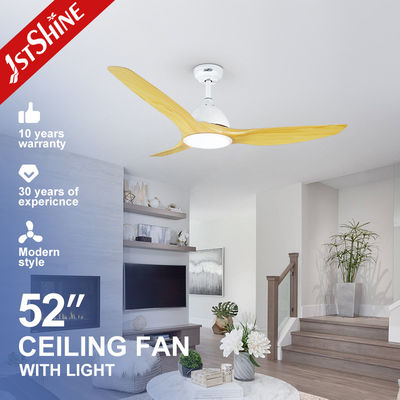Home 52 pollici basso voltaggio risparmio energetico controllo remoto LED ventilatore di soffitto con energia luminosa