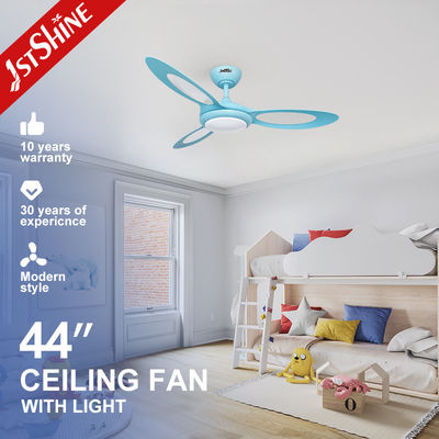 44 pollici 3 lame ABS Dimmable LED soffitto ventilatore 230V Per camera da letto