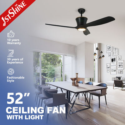 6 ventilatori da soffitto a 52 pollici cronometranti astuti del motore calmo di CC di velocità con 3 lame reversibili