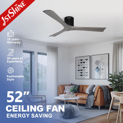 1stshine Hotel soffitto ventilatore con telecomando e a bassa tensione lame di legno massello