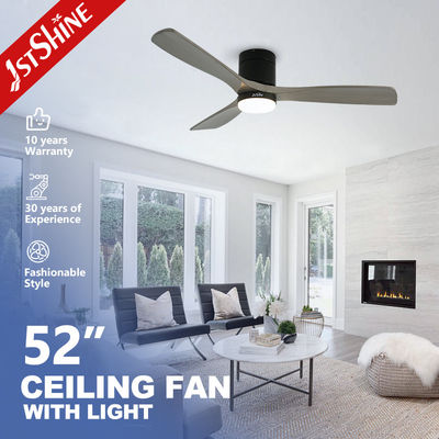 Basso rumore 35W Decorativo risparmio di spazio Ventilatore di soffitto a monte a scarico con luce LED
