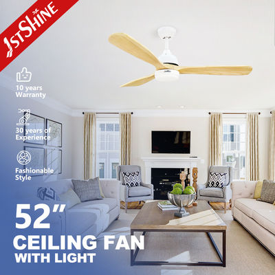 Controllo remoto di interruttore Ventilatore di soffitto a LED da 52 pollici con 3 lame solide e luci a LED