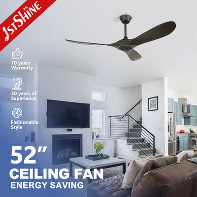 Pala solida di CC della decorazione 52 pollici di ventilatore da soffitto con telecomando