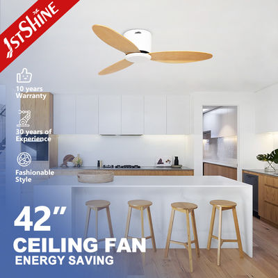 Controllo a distanza 42 pollici Legno lame soffitto ventilatore di rame puro motore a corrente continua cinque velocità del vento