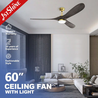 Materiale del corpo della lampada Metallo 60 pollici potente ventilatore di soffitto a LED ad alto flusso d'aria per soggiorno