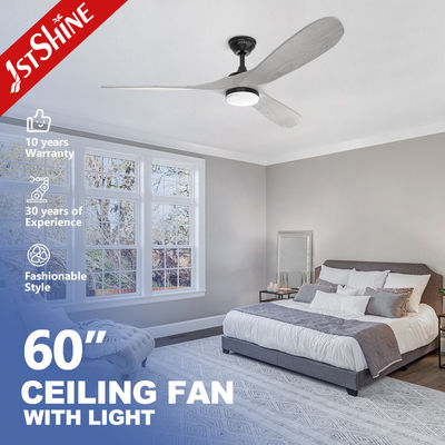 Ventilatore Decorativo di soffitto 3 lame di legno DC 6 velocità telecomando basso rumore