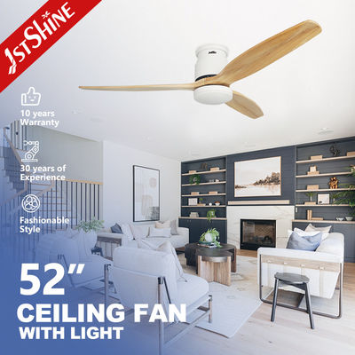 Buon prezzo 15CM Suspender Natural Wood Blades LED Ceiling Fan per un'efficienza energetica personalizzabile in linea