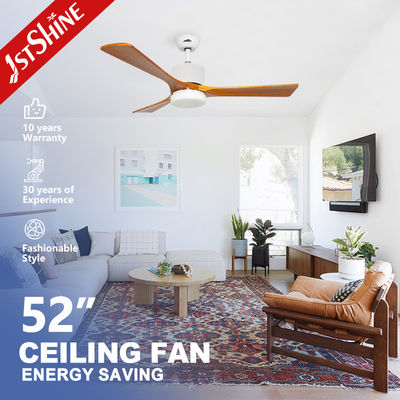 Illuminazione decorativa a ventilatore di soffitto a LED con motore elettrico a corrente continua e funzione di controllo remoto